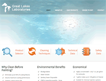 Tablet Screenshot of greatlakeslaboratories.com